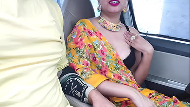 First time fucked my stepmom in car after driving lessons risky sex