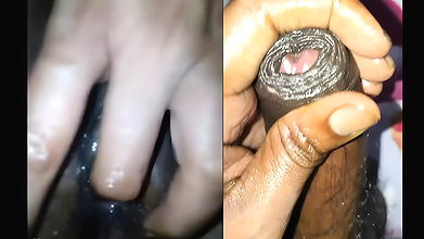 Hot girlfriend videos calling pussy fingered show And husband handjob