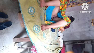 Guy secretly left hot sexy bhabhi at home after having fun with her