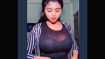 Desi Stylish 40D bobs college girl