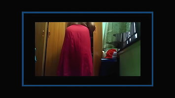 telugu desi mature aunty dressing afterhower