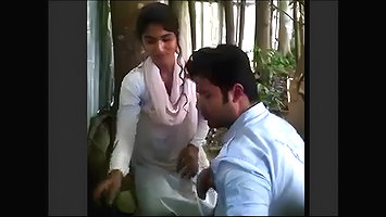 College lover outdoor