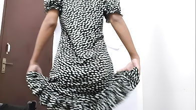 Stunning punjabi girl showing off to her long distance boyfriend