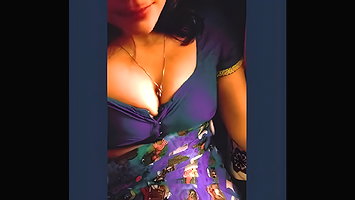 Desi Uncle pressing Frnds wife BoobS while having drinks at his Home