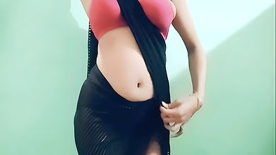 Step sister showing her big boobs