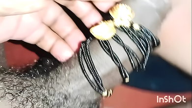 Sister-in-law fucked hard after tying Mangalsutra on the ground