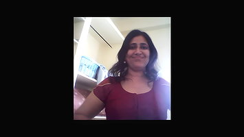 desi hot chubby aunt removing chudi bra and panties and showing her big round milky boobs and pussy