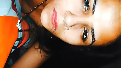 My step sister Latika on bed and full nude fucking hard