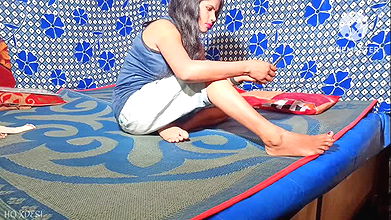 My friend’s husband fucked me. There was no one at home, so I put the fat in the ass and tried to take it out from the pussy