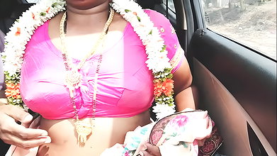 Telugu car sex, Episode -1,part – 2, telugu dirty talks