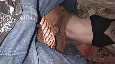 My horny wife Shalini seduced and riding dick in her periods in night time