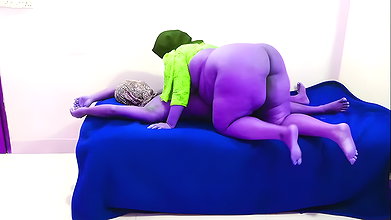 Hot Mom Fuck her Stepson with hands tied when she was supper horny!