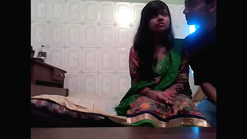 unseen young desi couple