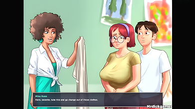 Summertime saga foursome sex with hot sex bitches