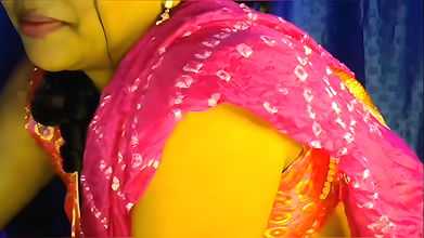 Sexy Hot Girl Gets Excited by Feeling Her Sexy Boobs From the Top of the Clothes and Gets Excited for Sex