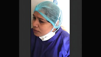 Doctor giving blowjob to collegue