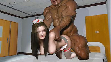 Japanese lucky old man fucked and creampied a beautiful young and hot nurse