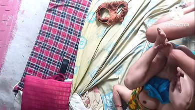 Guy secretly left hot sexy bhabhi at home after having fun with her