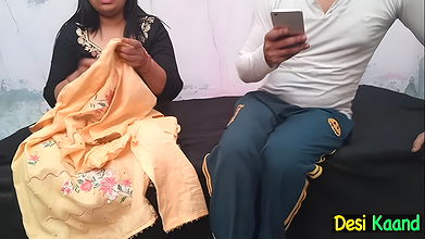 Punjabi Stepmom fucked in the ass by her stepson when both are alone at home desi kaand