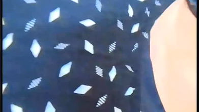 Young teen showing her body and boobies