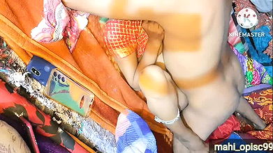 Padosan ko Ghodi Banakar Choda Munh Mein Dala Bada land stepPapa ne