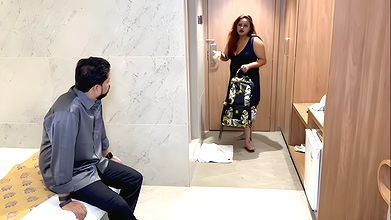 After a long time, the boy called his girlfriend to the hotel