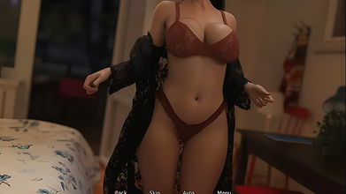 I was completely surprised to see the big breasts of the stepmother