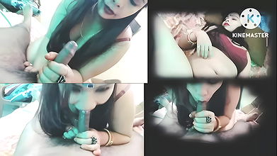 Telugu lovers bhabhi hot blowjob sucking cock hard fucking with lover boyfriend