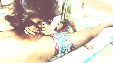 Telugu Lovers- Beautiful Girl Hot Sucking Boyfriend Dick and Hardcore Fucking Doggy Position Full HD Hindi Audio
