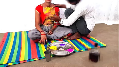Devar ne bhabhi ko Holi me rang laga kar chod Diya hot Desi Indian devar bhabhi sex por video Indian housewife with devar bhabhi