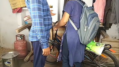 Today I got my tight for the first time as soon as I came home from college and it was a lot of fun