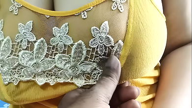 Sexy and hot bhabhi Nusrat chitting her husband to fuck husband friend