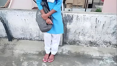 Indian College Couple Terrace Sex