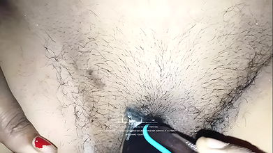 I cleaned my STEPmom’s pussy hair