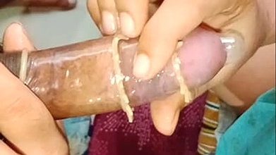 Desi Indian bhabhi dotted condom Sex