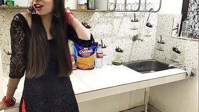 Fucked my Ex-girlfriend in the Kitchen with Hindi Audio Xxx