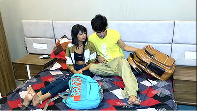 Female friend invited to home for group study