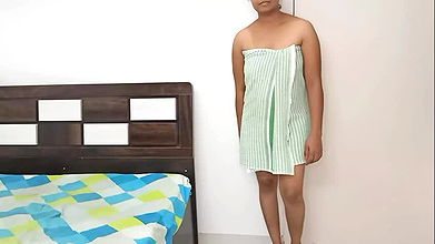 After Taking Bath in the Bathroom, Komal Was Going Without Clothes and Wearing Clothes