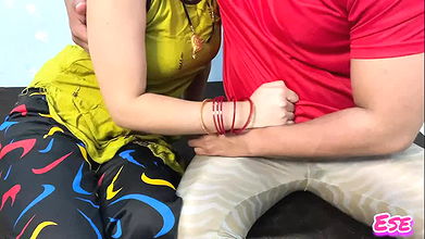 The sister-in-law was angry with her brother-in-law, so the brother-in-law corrected the sister-in-law’s mood by giving lund in the chute