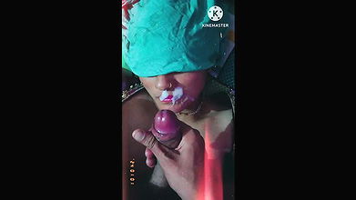 Sexy gunjan bhabhi creamy facial and handjob cum in