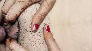 Wife cheats husband with her servant , hot bhabhi