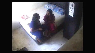 College Girls Having Fun in Hostel CCTV Cam Record
