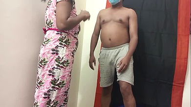 Tamil girl giving blowjob to her tenant. Use headsets for better experience. Pussy licking and ass licking