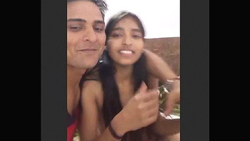 Young lover in hotel