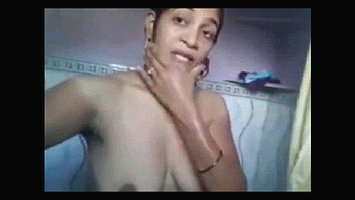 Desi Bhabhi Making Video for Lover & Singing Song