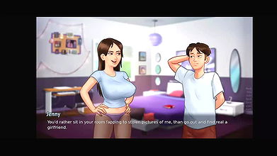 summertimesaga kissing with teacher, caught mastrubating by stepmom, nude photoshoot with stepsister