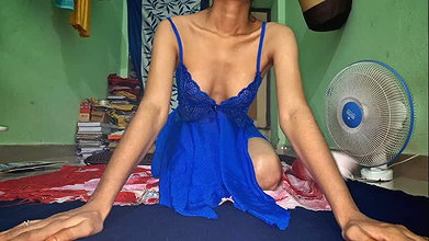 HOT FUCKING MY GIRL FRIEND SEXY BODY HARD DOGGY STYLE IN VILLAGE LOVERS SEXY BLUE DRESS