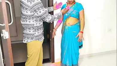 Happy Holi Komal Bhabhi, don’t apply color like this on me brother-in-law