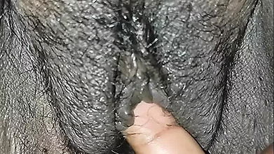 My boy fingering me in wet dark pussy