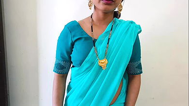 Hot indian desi village bhabhi was after long time to meet with dever and fucking hard on clear Hindi audio language